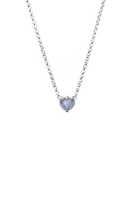 Stolen Girlfriends Club Talon Necklace - Silver/Blue Lace Agate