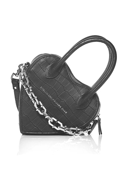 Stolen Girlfriends Club Rebellious Heart Bag - Black Matte