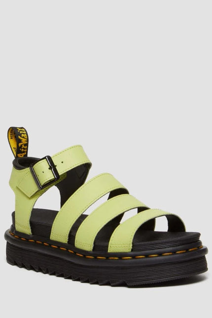 Dr. Martens Blaire 3 Strap Sandal - Athena - Lime Green