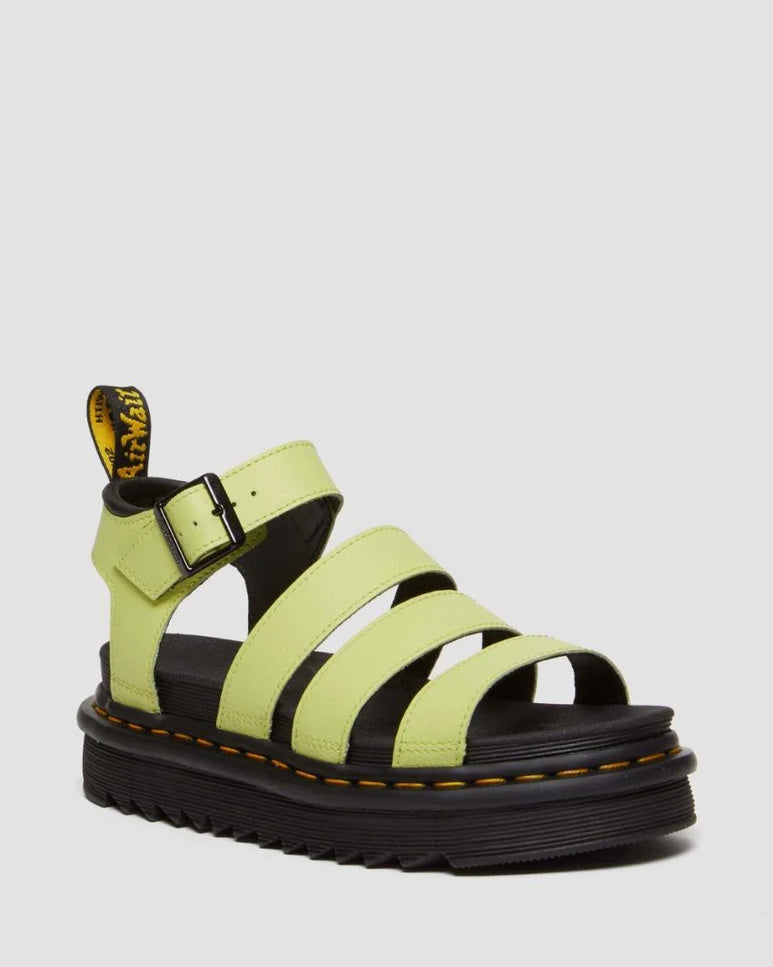 Dr. Martens Blaire 3 Strap Sandal - Athena - Lime Green