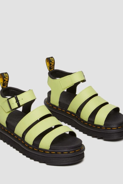 Dr. Martens Blaire 3 Strap Sandal - Athena - Lime Green