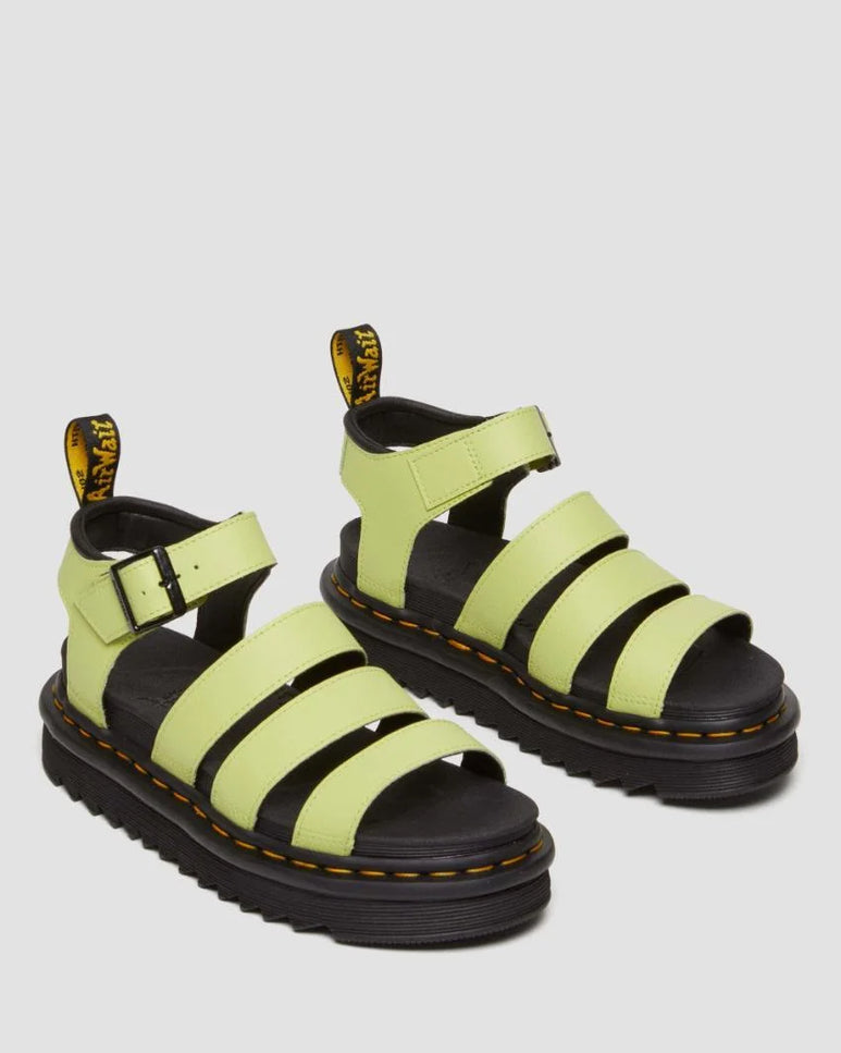 Dr. Martens Blaire 3 Strap Sandal - Athena - Lime Green