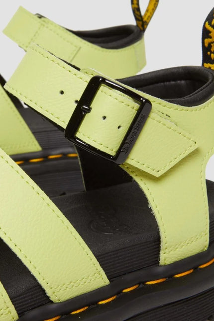 Dr. Martens Blaire 3 Strap Sandal - Athena - Lime Green