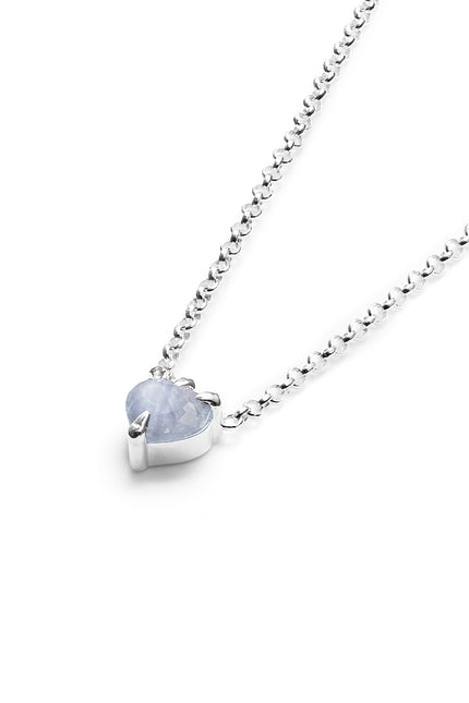 Stolen Girlfriends Club Talon Necklace - Silver/Blue Lace Agate