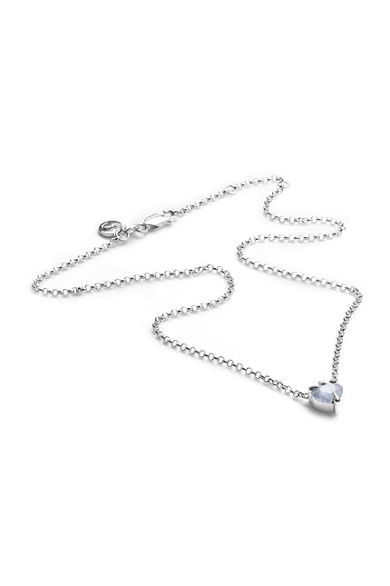 Stolen Girlfriends Club Talon Necklace - Silver/Blue Lace Agate