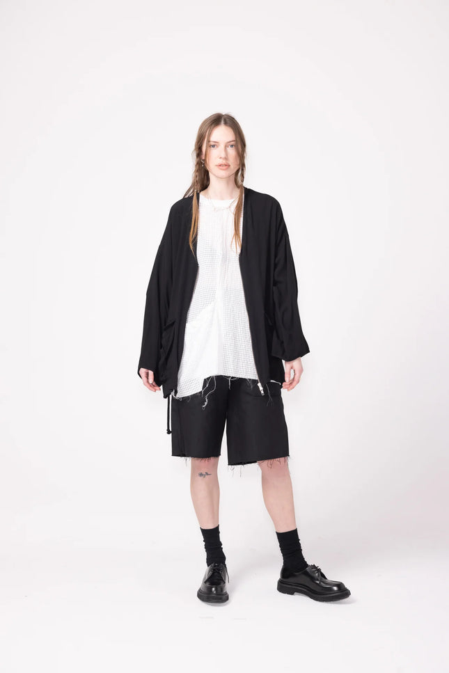 Company of Strangers Bemuse Bomber - Viscose Twill - Black