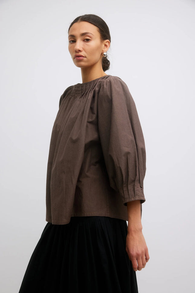 Gregory Pedro Top - Japanese Cotton - Chocolate