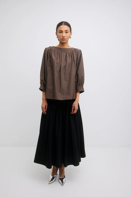 Gregory Pedro Top - Japanese Cotton - Chocolate