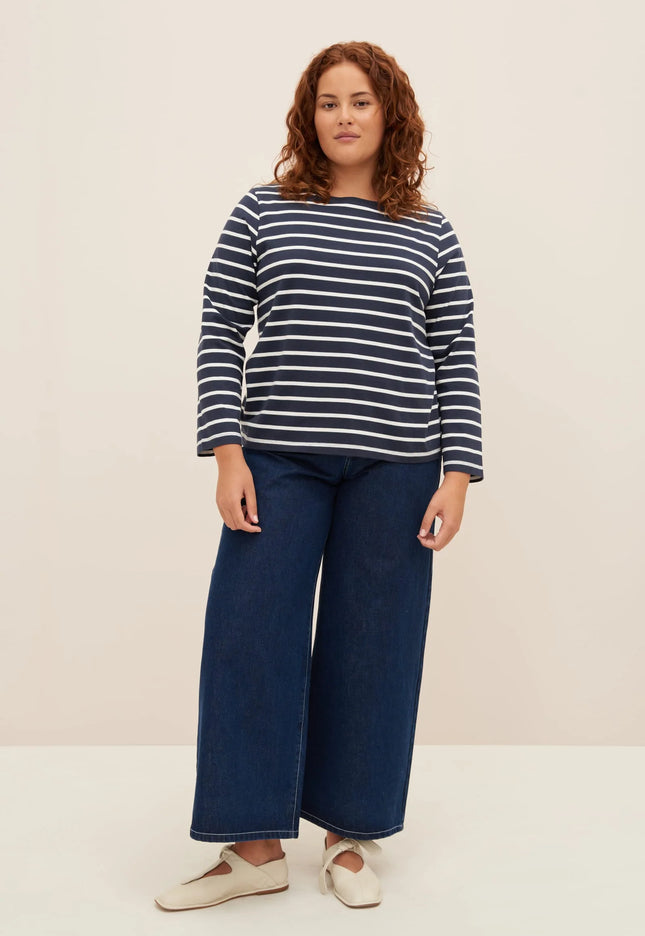 Kowtow Breton Top - Navy