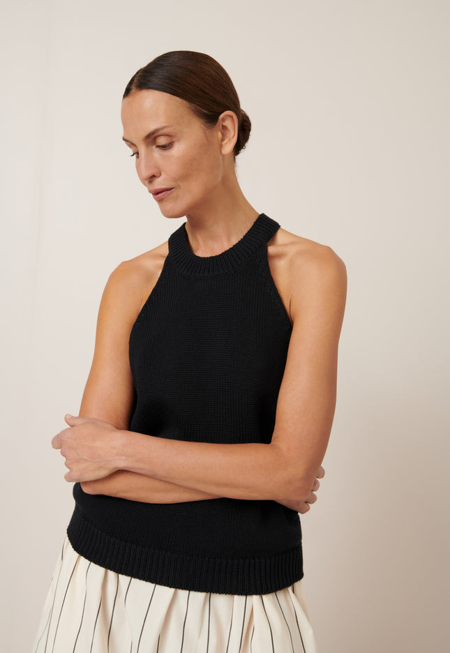 Kowtow Ebony Singlet - Black