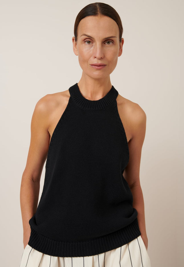 Kowtow Ebony Singlet - Black