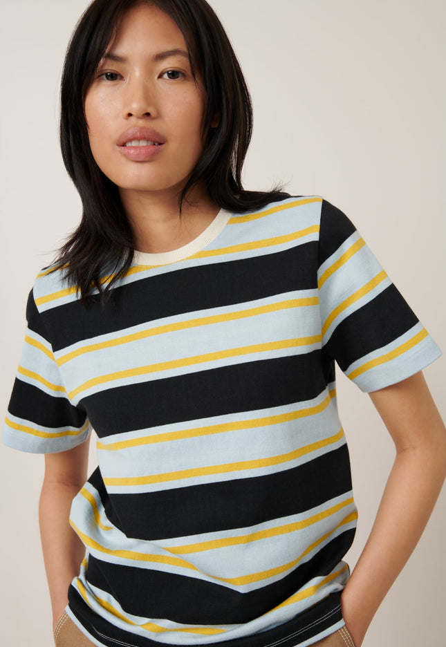 Kowtow Sideline Tee - Rugby Stripe