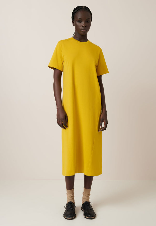 Kowtow Tee Dress - Mineral Yellow