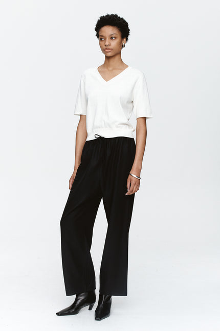 Marle Renee Pant - Tencel/Linen - Black