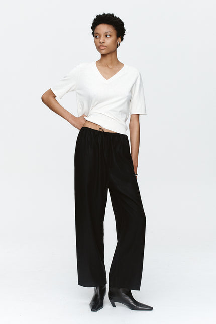 Marle Renee Pant - Tencel/Linen - Black