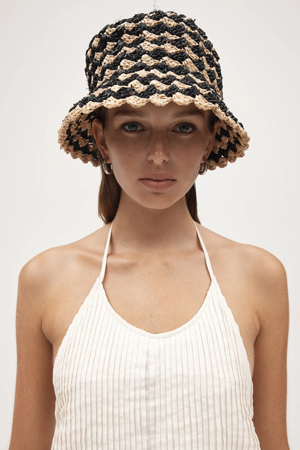 Marle Lola Hat - Natural/Black