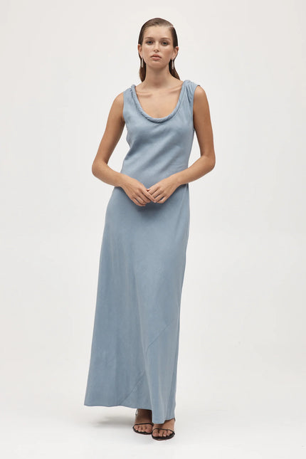 Marle Mariana Dress - Linen/Tencel - Bluebell