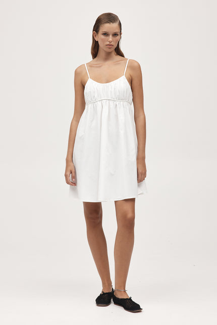 Marle Adaline Dress - Cotton/Silk - Ivory