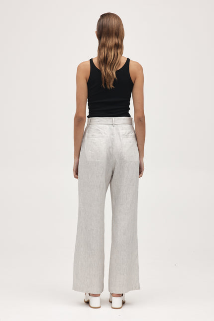 Marle Lili Pant - Linen - Twill Stripe