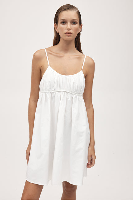 Marle Adaline Dress - Cotton/Silk - Ivory