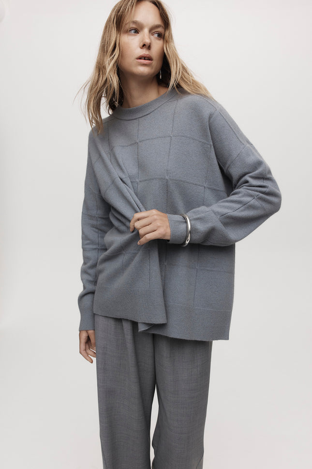 Marle Joni Jumper - Possum/Merino/Silk - Heather