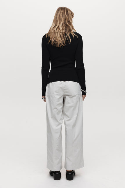 Marle Yana Top - Cotton/Silk/Cashmere - Black