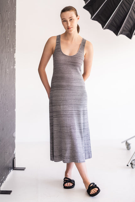 Standard Issue Cotton Flared Dress - Marengo