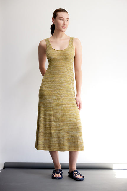 Standard Issue Cotton Flared Dress - Pomelo