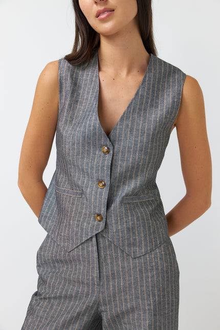 Kate Sylvester Baba Waistcoat - Smoke