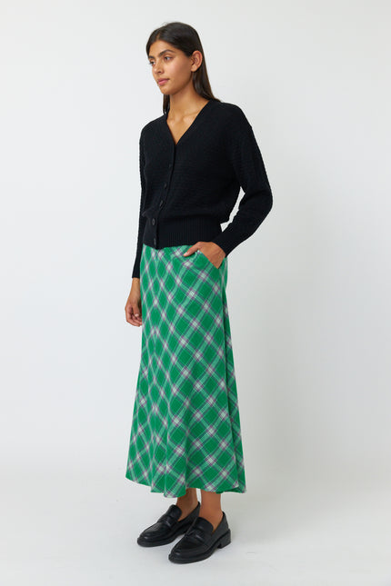 Sylvester Plaid Skirt - Green