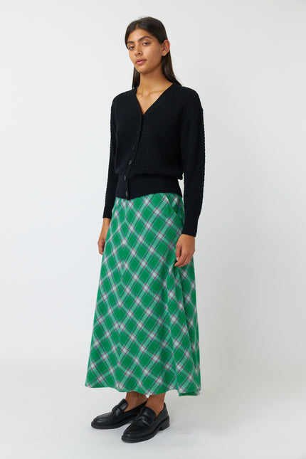 Sylvester Plaid Skirt - Green