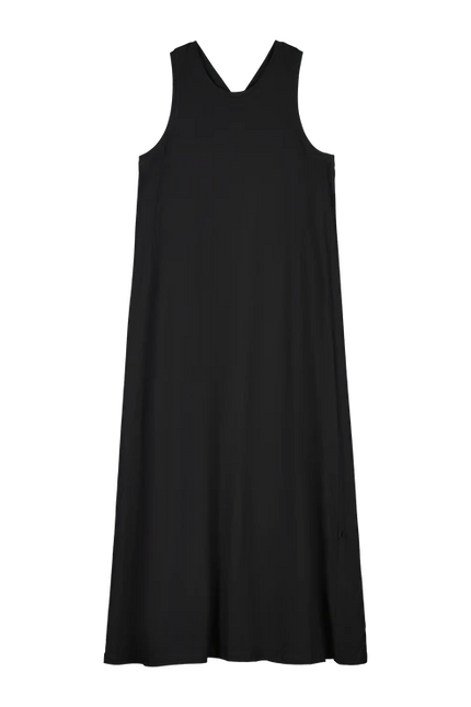 Kowtow Cross Back Dress - Knit Black BACK IN STOCK