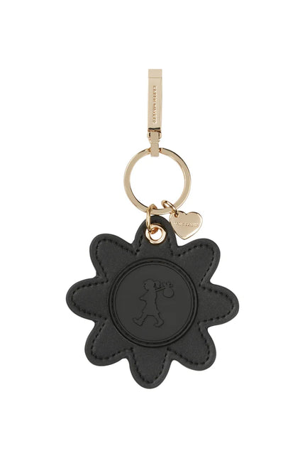 Karen Walker Daisy Keyring - Black