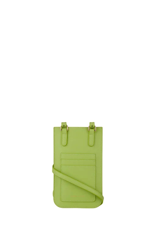 Karen Walker Filigree Phone Pouch -Microfibre - Lime