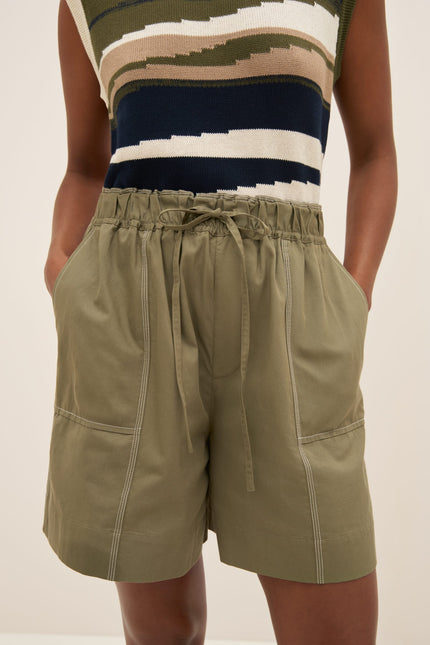 Kowtow Goodall Shorts - Vetiver