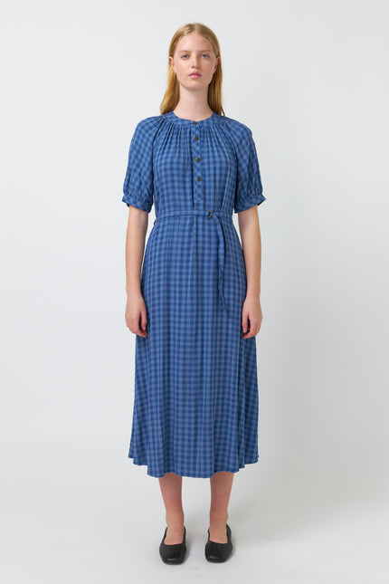 Sylvester Shadow Dress - Blue