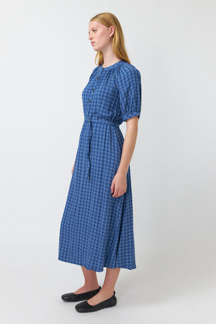 Sylvester Shadow Dress - Blue