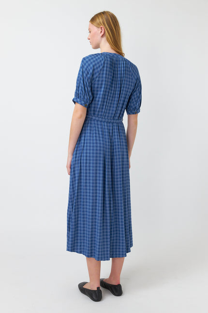 Sylvester Shadow Dress - Blue