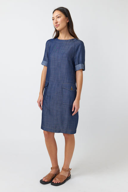 Sylvester Traveller Sack Dress - Chambray