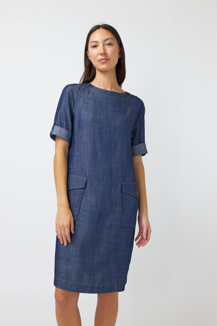 Sylvester Traveller Sack Dress - Chambray