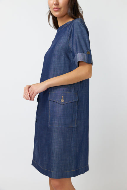 Sylvester Traveller Sack Dress - Chambray