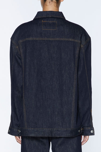 Ksubi Longline Trucker - Dark Indigo