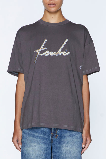 Ksubi Moniker Oh G Tee - Charcoal