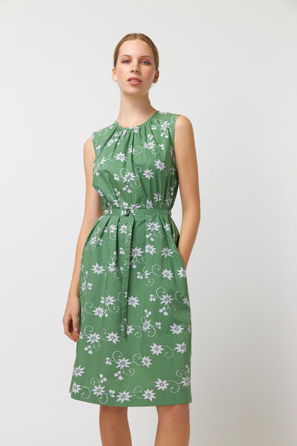 Sylvester Water Lily Shift Dress - Apple