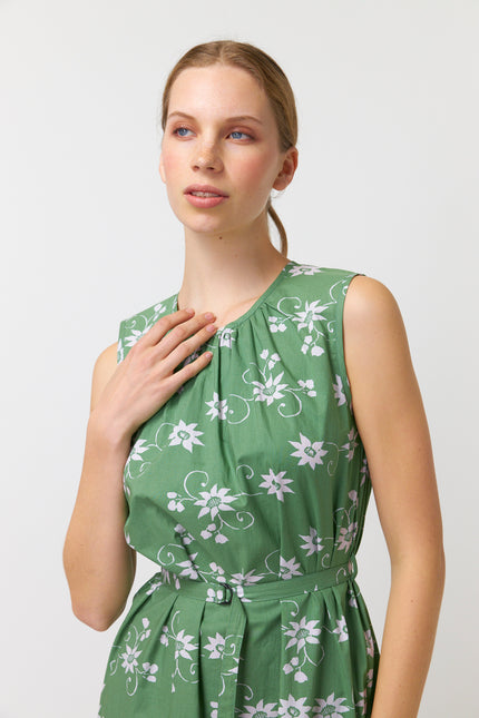 Sylvester Water Lily Shift Dress - Apple