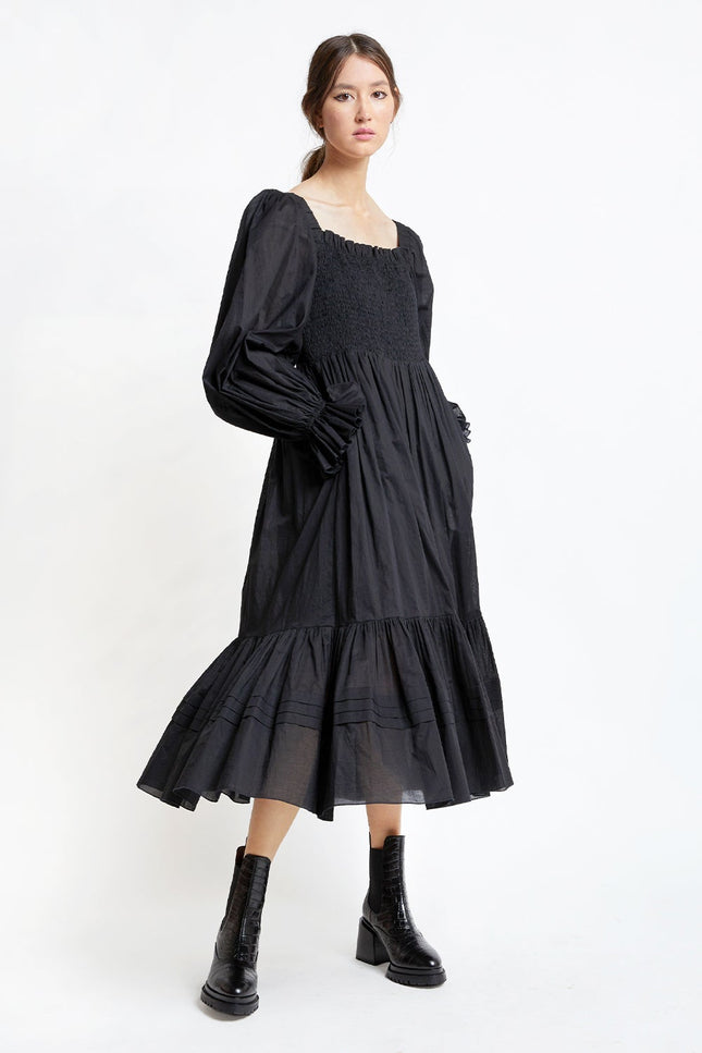 Karen Walker Organic Cotton Altitude Dress - Black